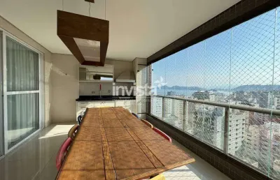 Apartamento com 3 quartos para alugar no Embaré, Santos 