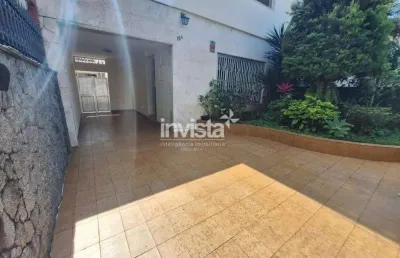 Casa com 3 quartos para alugar no Embaré, Santos 