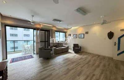 Locação de 3 dormitórios mobiliados com vista lateral para o mar, bairro do boqueirão