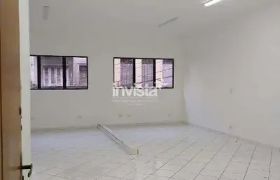 Sala comercial para alugar no Centro, Santos 