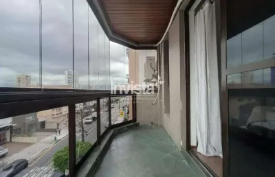 Apartamento para alugar com 3 dormitórios e varanda no bairro do embaré