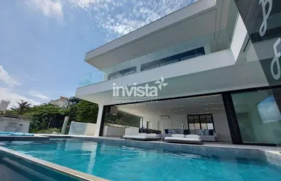 Casa com 6 quartos para alugar na Península, Guarujá 