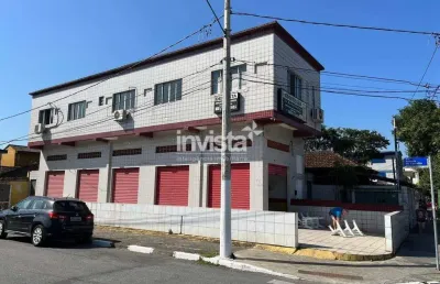 Loja/ponto comercial de esquina com 100m² para alugar na avenida jovino de melo na zona noroeste em santos