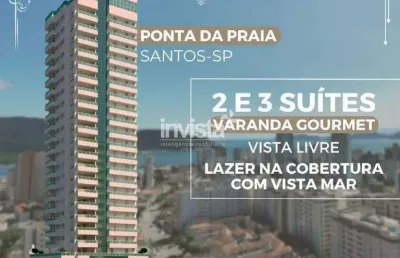 Apartamento com 2 quartos à venda no Ponta da Praia, Santos 