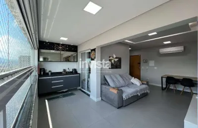 Apartamento com 2 quartos à venda no Macuco, Santos 