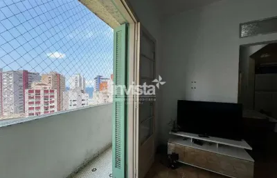 Apartamento com 2 quartos à venda no José Menino, Santos 
