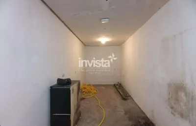 Ponto comercial com 90m² no bairro do campo grande em santos