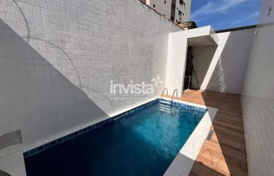 Casa com 3 quartos para alugar na Aparecida, Santos 