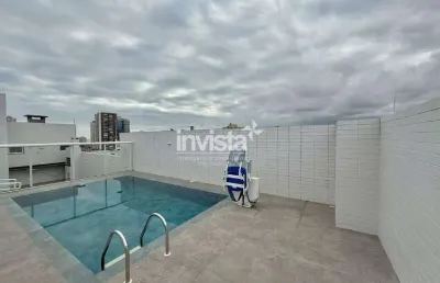 Apartamento com 2 quartos para alugar na Aparecida, Santos 