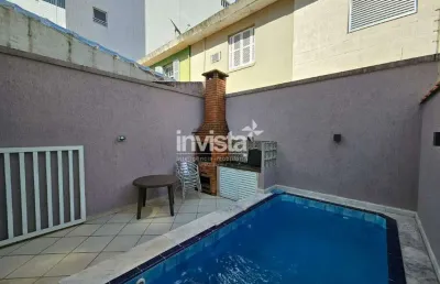 Casa com 3 quartos à venda no Marapé, Santos 