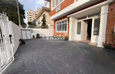 Casa com 4 quartos para alugar no Ponta da Praia, Santos 