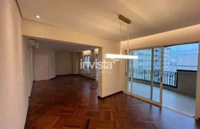 Apartamento com 3 quartos para alugar no Boqueirão, Santos 