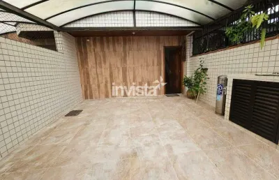 Casa duplex com piscina e churrasqueira - bairro aparecida - santos