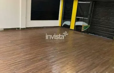 Ponto comercial para alugar na Aparecida, Santos 