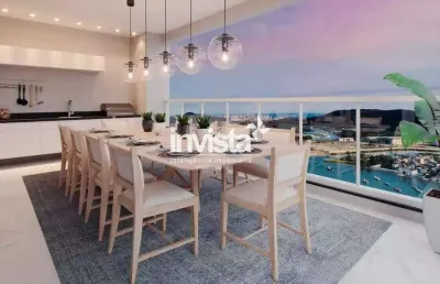 Apartamento com 4 quartos à venda no Ponta da Praia, Santos 