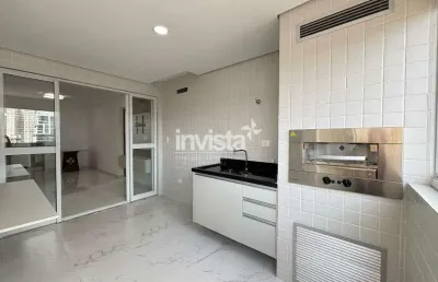 Apartamento com 2 quartos para alugar no Boqueirão, Santos 