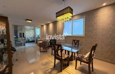 Cobertura com 3 quartos à venda no Marapé, Santos 