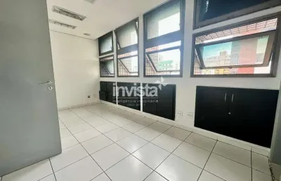 Sala comercial para alugar na Vila Mathias, Santos 