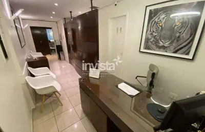 Sala comercial para alugar no Gonzaga, Santos 