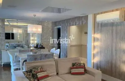 Apartamento com 3 quartos para alugar no Boqueirão, Santos 