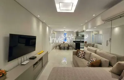 Apartamento reformado na orla da praia do embaré – santos/sp