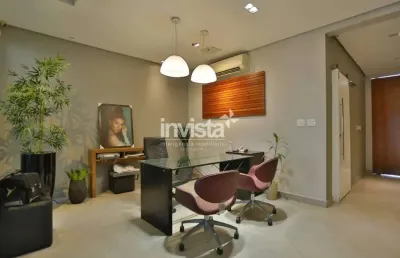 Sobrado para alugar residencial ou comercial ou ambas com divisão e 275m² no bairro do embaré em santos