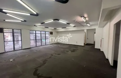 Sala comercial para alugar no Centro, Santos 