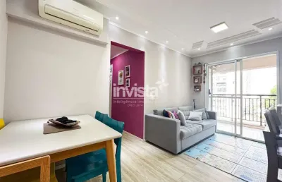Apartamento com 2 quartos à venda no Marapé, Santos 