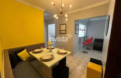 Apartamento com 3 quartos para alugar na Aparecida, Santos 