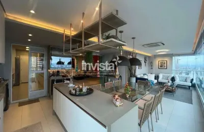 Apartamento com 3 quartos para alugar no Boqueirão, Santos 