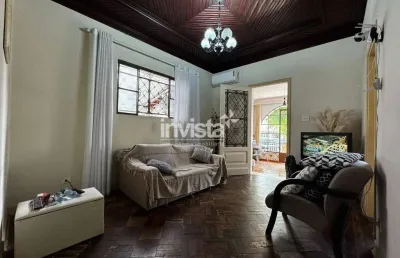 Casa com 4 quartos à venda no Embaré, Santos 