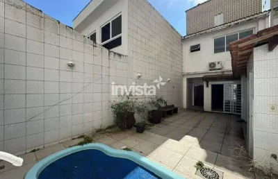 Casa com 3 quartos à venda no Embaré, Santos 