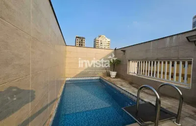 Casa com 3 quartos para alugar no Embaré, Santos 