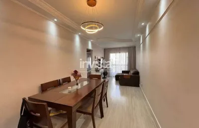 Apartamento à venda no marapé – santos/sp porteira fechada | 2 dormitórios | vista livre