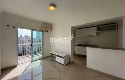 Apartamento com 1 quarto para alugar no Ponta da Praia, Santos 