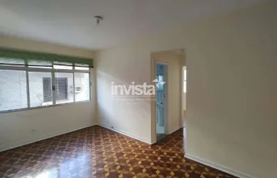 Apartamento com 2 quartos para alugar no Embaré, Santos 