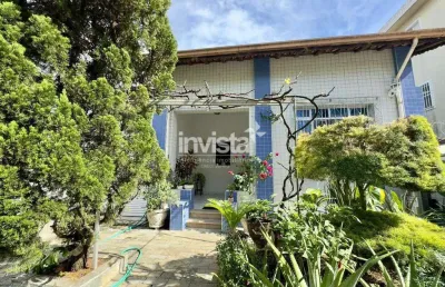Casa com 3 quartos à venda na Vila Mathias, Santos 