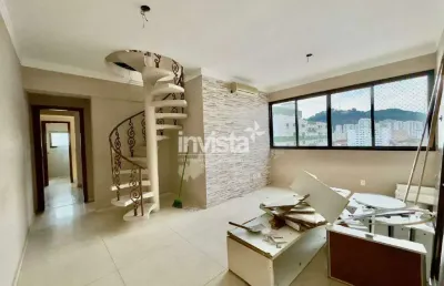 Cobertura com 3 quartos à venda no Campo Grande, Santos 