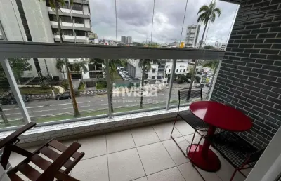 Apartamento com 2 quartos para alugar na Vila Mathias, Santos 
