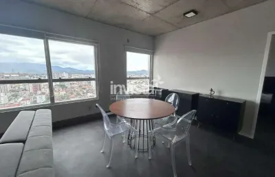 Apartamento com 1 quarto para alugar no Embaré, Santos 