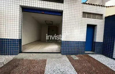 Ponto comercial para alugar no Macuco, Santos 