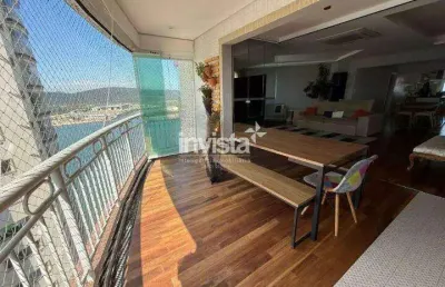 Apartamento com 3 quartos para alugar no Ponta da Praia, Santos 