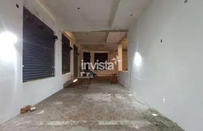Ponto comercial / loja de esquina na região do valongo a mais movimentada do centro histórico de santos