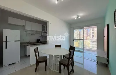 Apartamento com 1 quarto para alugar no José Menino, Santos 