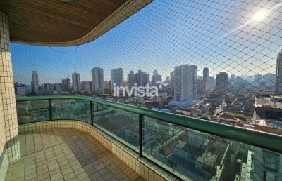 Apartamento com 3 quartos para alugar no Embaré, Santos 