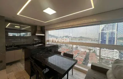 Apartamento com 3 quartos para alugar no Ponta da Praia, Santos 