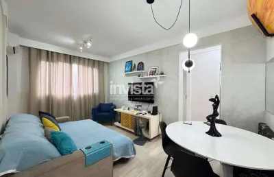 Apartamento com 1 quarto à venda no Marapé, Santos 