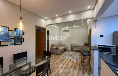 Apartamento com 2 quartos para alugar no José Menino, Santos 