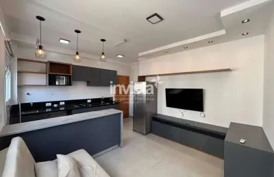 Apartamento com 1 quarto para alugar no José Menino, Santos 