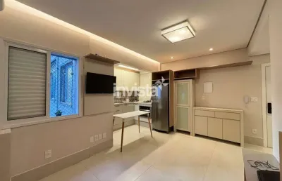Apartamento com 1 quarto para alugar no Embaré, Santos 